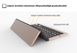 el último producto de venta portale moda teclado plegable teclado bluetooth inalámbrico ABS teclado BCM20730 keyboa inalámbrico - Product Image 2
