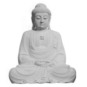 Statue de <span class=keywords><strong>Bouddha</strong></span> en pierre sculptée à la main, grand format, représentant Sakyamuni <span class=keywords><strong>Tathagata</strong></span> Amitabha, assis en méditation, pour jardin extérieur - Product Image 3