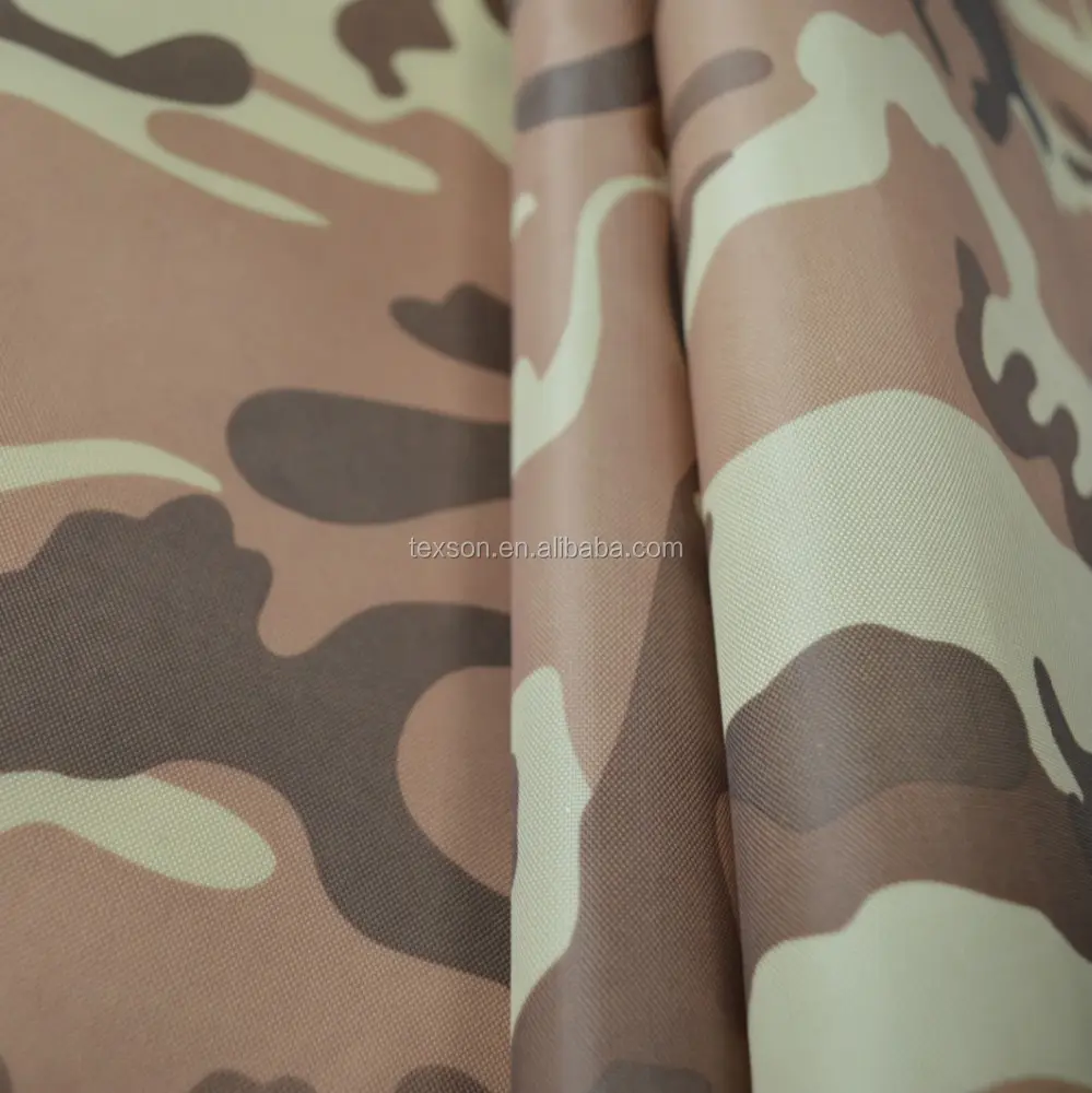 Camouflage polyester oxford stoff 210D PU beschichtung military stoff