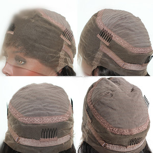 LM de encaje de <span class=keywords><strong>pelo</strong></span> pelucas rubias onda del cuerpo 360 peluca frontal de encaje para las mujeres blancas - Product Image 6