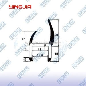Sello para Puerta Trasera de Remolque de Carga de PVC de 18 mm de Ancho W-18A - Product Image 4