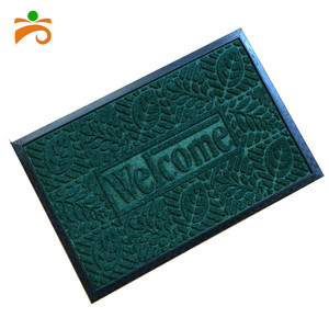 Bienvenue Voisin Polyester En Caoutchouc Salon Tapis de Sol - Product Image 1