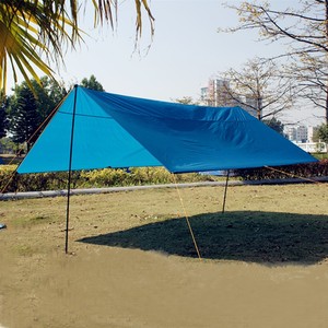 Auvent d'<span class=keywords><strong>extérieur</strong></span> imperméable, abri de pluie, bâche, auvent <span class=keywords><strong>avec</strong></span> tuyaux en acier et lignes de guirlandes, 4x4m 13x13 pieds - Product Image 2
