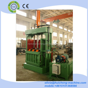 Verticale Hydraulische Semi-Automatische Gebruikte Kleding En Textiel Comprimeren Balenpers <span class=keywords><strong>Machine</strong></span>, Hydraulische Balenpers - Product Image 2