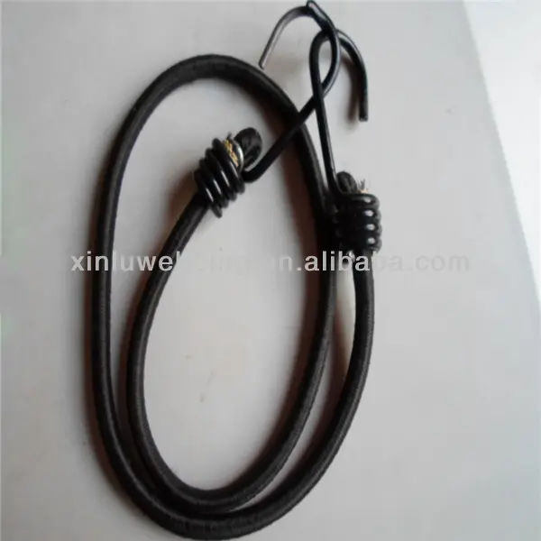 gomma corda elastica con 2 ganci metallici