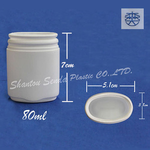80ml PE PET Plastic Bottle with Tear-off Cap for Medicine Packing Factory Supply Pill/<strong>Tablet</strong>/Capsule <strong>Container</strong> - Product Image 3
