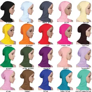 Hiyab Interior de Algodón Modal Árabe Islámico Musulmán, Gorro Interior para Mujer, Hiyab Interior al por Mayor, Pañuelo Interior <span class=keywords><strong>Ninja</strong></span> - Product Image 6