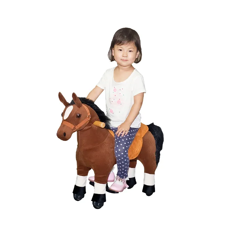 สัตว์เดินตุ๊กตาขี่ม้าของเล่นเด็กนั่งบนของเล่น