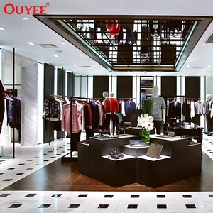 Modern Men's Clothing Shop Furniture Design Garment Store Cloth Display Stand <strong>Clothes</strong> <strong>Shelf</strong> - Product Image 3