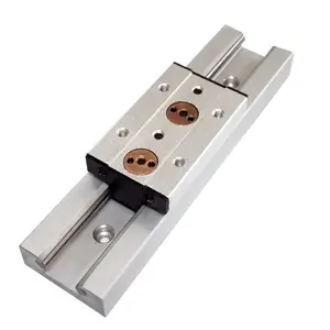 Trilho linear de eixo duplo, barato, trilho de guia linear resistente sgr cnc e rolamentos linear guia