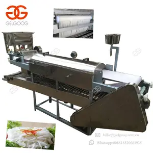 Línea de producción de fideos de arroz, grado alimenticio estándar, Ho Fun, máquina