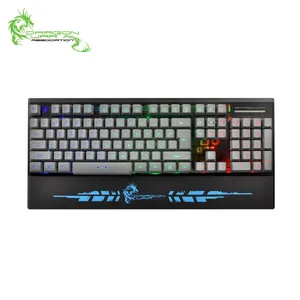 Guerra dragão Aço GK-012 Melhor qualidade Interruptor de membrana LED backlit teclado para jogos