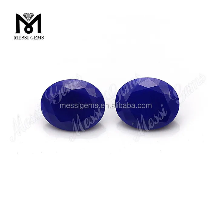 Oval 8 x 10 mm lapis lazuli gemstone tumbles stone wuzhou factory price