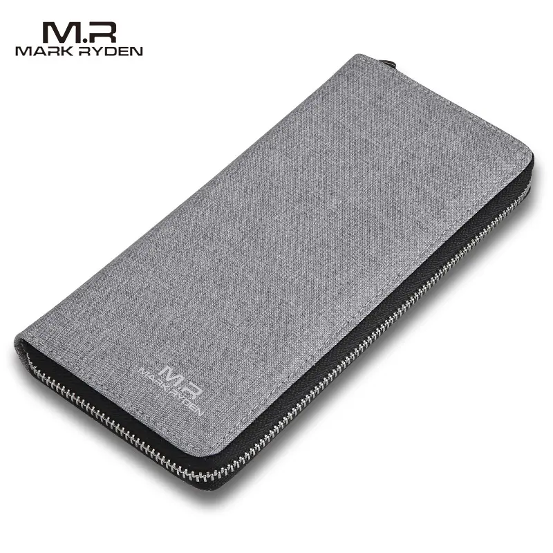 Mark Ryden Factory Unisex Waterproof Designer Mens Slim Wallet Leather Long Wallets Card Holder Coin Purse Money Bag for Men