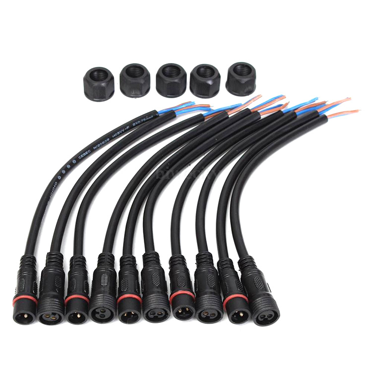 Variedad de modelos 2 3 4 5 6 7 9 pin IP68 impermeable conector weipu sp13 cable