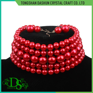<strong>Black</strong> <strong>Pearl</strong> <strong>Necklace</strong> Designs, Glass <strong>Pearls</strong> Indian Statement <strong>Necklace</strong> - Product Image 6