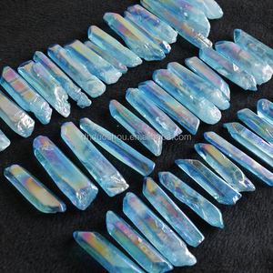 Mavi aqua aura ruhu kuvars kristal puan toptan - Product Image 1
