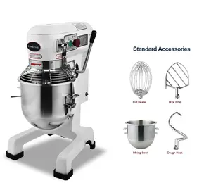 Linrich Commercial Electric Planetary Mixer Food Bakery Stainless Steel Dough Mixer Mixing Bowl Accessories Housing Structure