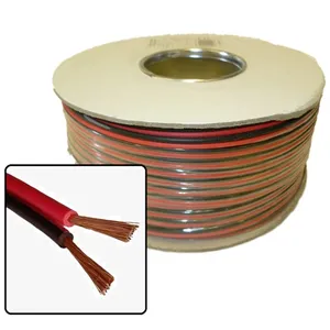 flat copper speaker cable 12awg 100m spool