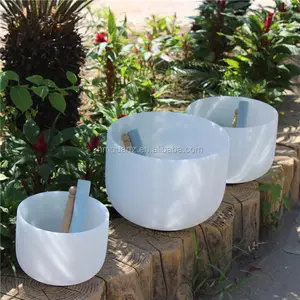 HM đục Chakra thạch anh pha lê hát bát cho liệu pháp âm thanh pha lê hát Bát Alchemy hát bát âm thanh chữa bệnh - Product Image 1