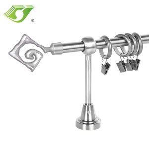 Nouvelle conception 19mm en métal élégant tringles à rideaux et rails - Product Image 1