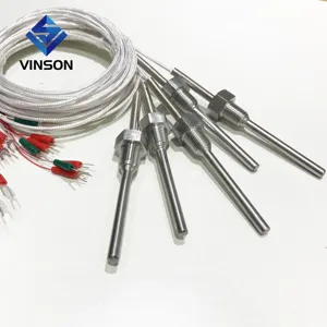 Bộ Điều Khiển Cảm Biến Nhiệt Độ Jumo Danfos Wzp RTD 4-20ma 3Mm * 80Mm Pt100 Bằng Thép Không Gỉ Công Nghiệp Duplex