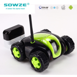 720 p WiFi removible visión nocturna inalámbrica <span class=keywords><strong>RC</strong></span> coche espía oculto <span class=keywords><strong>tanque</strong></span> robot juguete cámara IP - Product Image 3