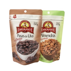 Impresión digital precio bajo plástico mate Stand Up zip bag nueces secas bolsas de embalaje galleta reutilizable comestible Stand Up Mylar bag - Product Image 2