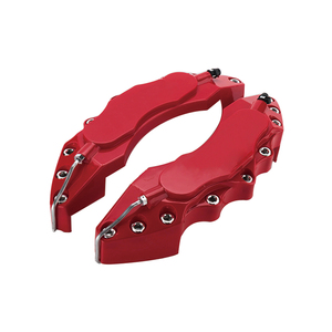 Cubierta <span class=keywords><strong>de</strong></span> pinza <span class=keywords><strong>de</strong></span> <span class=keywords><strong>freno</strong></span> para coche, alta calidad, color rojo, ABS, 4 Uds. - Product Image 1