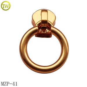 压铸袋拉手拉链标签批发logo空白品牌拉链魅力外套装饰 - Product Image 4