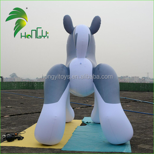 Hongyi-<span class=keywords><strong>globo</strong></span> inflable gigante de PVC, juguete de Husky gris, gran oferta - Product Image 4