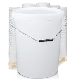 Balde fermentador de plástico de 25l, balde com tampa feita em casa para fermentação de cerveja, barril, cerveja, feita sob encomenda, opção de logotipo e escala