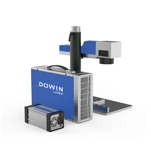 DOWIN 10-20 30 watt CNC laser marking machine for Gun