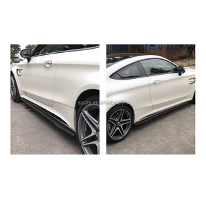 Extension de jupe latérale en fibre de carbone W205 C63 pour Mercedes <span class=keywords><strong>AMG</strong></span> 15-17 - Product Image 3