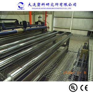 <span class=keywords><strong>PP</strong></span>/<span class=keywords><strong>PE</strong></span> Einschnecken-PLC Automatische Uniaxiale Biaxiale Erdarbeits-Geogitter-Extrusionsproduktionslinie Maschine - Product Image 4