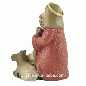 Hars Kerst Kerststal Set Met Mary Joseph En Baby Jezus Heilige Familie Religieuze Figuren Kerst Decoratie - Product Image 2