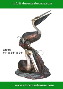 Bronze pélicans sculpture <span class=keywords><strong>à</strong></span> <span class=keywords><strong>vendre</strong></span> - Product Image 1