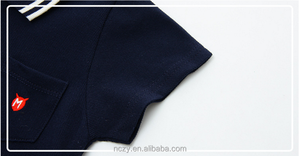 صبيان قطنيون بشريطان بياقة من شركات تصنيع الملابس الصينية - Product Image 6