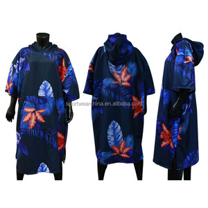 Tùy Chỉnh In Bãi Biển Poncho Microfiber Terry Surf Poncho Khăn Thay Đổi Áo Choàng - Product Image 2