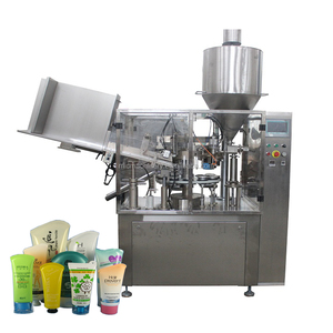 Fully automatic filling machine cosmetic food pharma pharmaceutical syrup plastic tube filler sealer