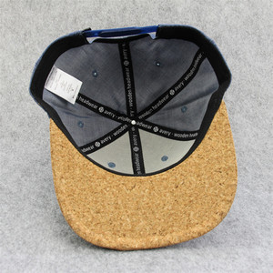 Hip Hop Cowboy 6 Panneau Blanc Bois Plat Liège Bord Sport Chapeau Snapback Cap pour Unisexe - Product Image 5