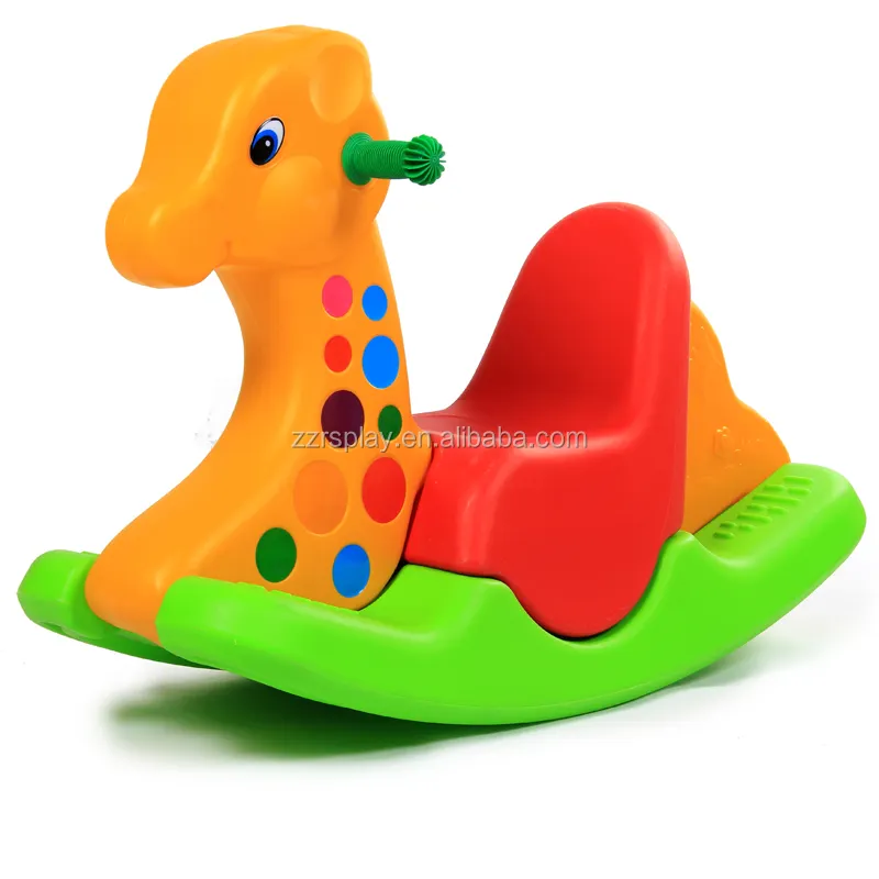खेल का मैदान खिलौने थोक प्लास्टिक बच्चों के लिए घोड़े का घोड़ा