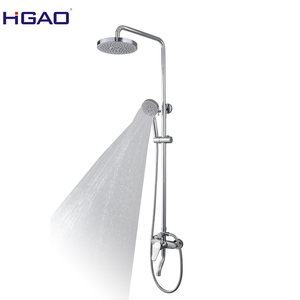 <strong>Kaiping</strong> Single-Handle Wall-Mount Rainfall Tap Chrome Plated Brass Bathroom Shower <strong>Faucet</strong> Set Thermostat Mixer Shower Head - Product Image 5