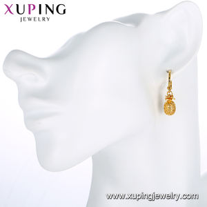 Xuping oferta especial de moda encantadora piña Bangkok tailandesa pendientes de las mujeres lindo chicas frutas <span class=keywords><strong>verano</strong></span> 24k de oro de la gota pendiente - Product Image 6