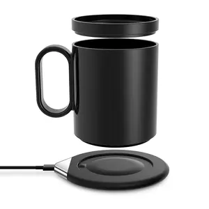 工厂批发新设计 18w 恒温无线充电加热咖啡杯快速充电无线充电器垫