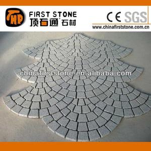 HZW-66 de Granit Gris Blanc À Mailles En Forme De Ventilateur <span class=keywords><strong>Pavé</strong></span> de Pavage D'<span class=keywords><strong>allée</strong></span> De Granit Bloc <span class=keywords><strong>Pavé</strong></span> <span class=keywords><strong>Pierre</strong></span> Allées - Product Image 6