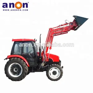 ANON Mini 50 PS Traktor mit Frontlader und Bagger lader China liefert Minitr aktor mit Bagger lader und Frontlader