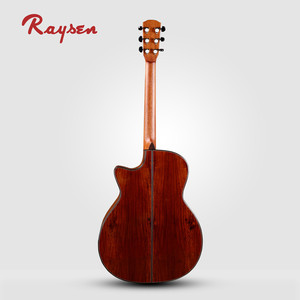 Raysen Professional Guitarra acústica <span class=keywords><strong>de</strong></span> 41 pulgadas con Solid Sitka spruceTop / <span class=keywords><strong>Coco</strong></span> Polo Body GAC Cutway Shape - Product Image 3
