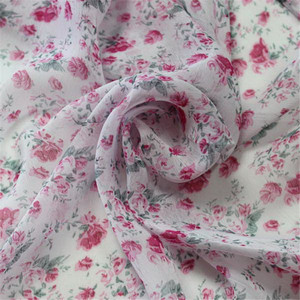 Tela de gasa floral 2018 poliéster, gran oferta, verano <span class=keywords><strong>100</strong></span>% - Product Image 4