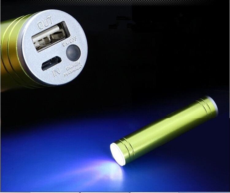 Внешний аккумулятор со съемным USB-портом, 3,7 в, 18650